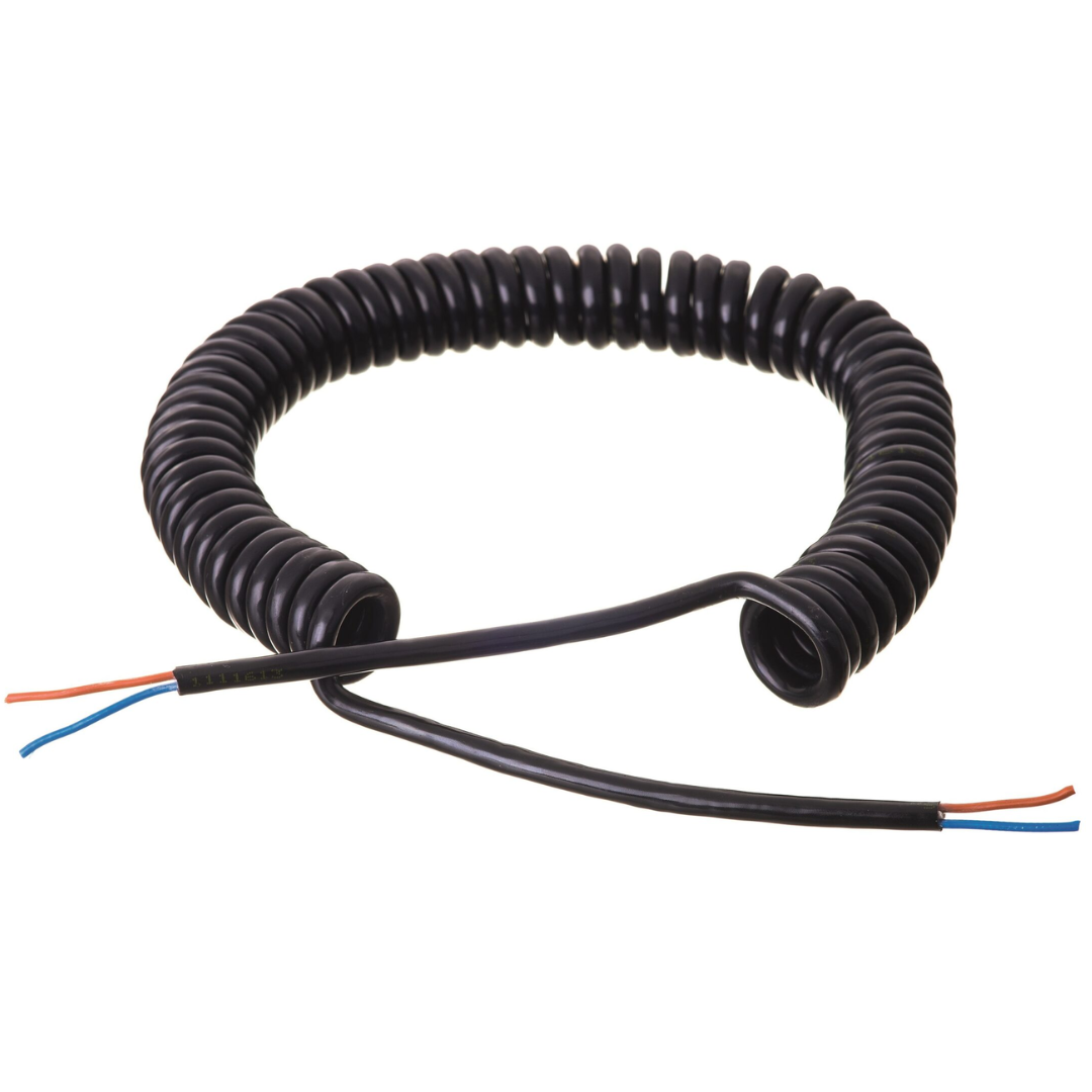 2 core spiral coiled cable