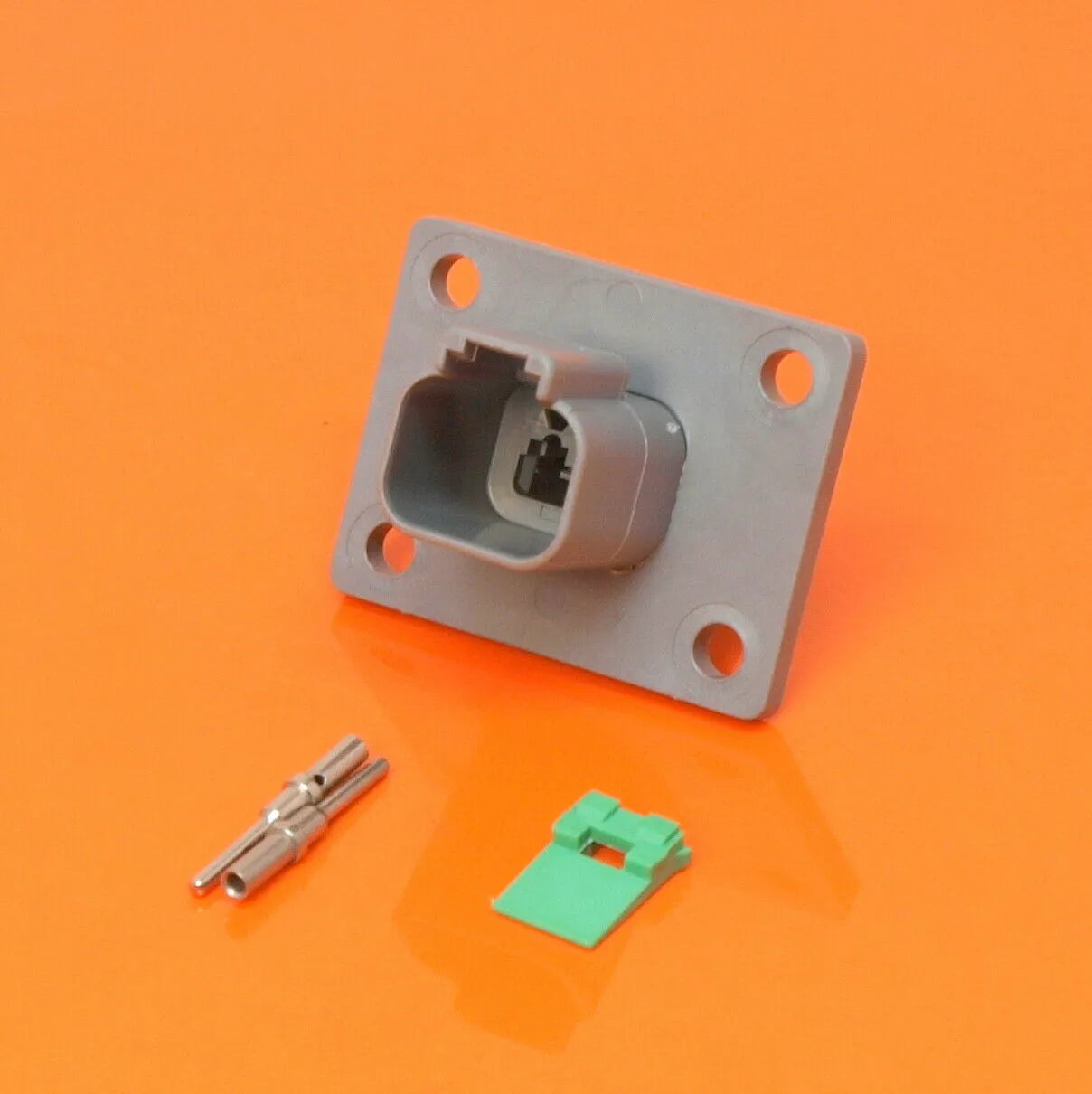 DEUTSCH DT Connector Receptacle with Flange Mount / 2 Way - dup-review-publication - spo-cs-disabled - spo-default - sp