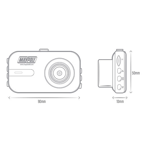 Maypole 1080P Full HD Dashcam