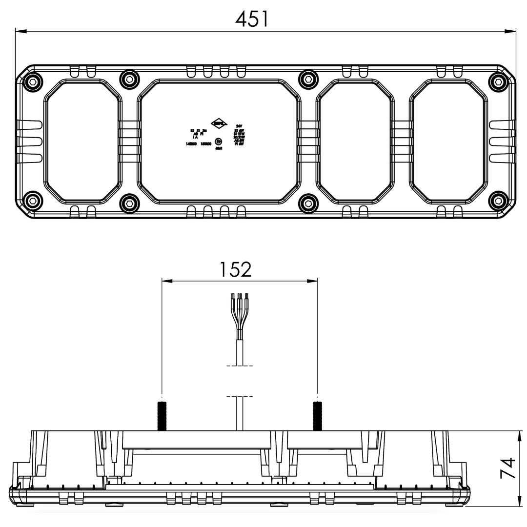 Horpol Heavy Duty LED Truck Trailer Lights - 