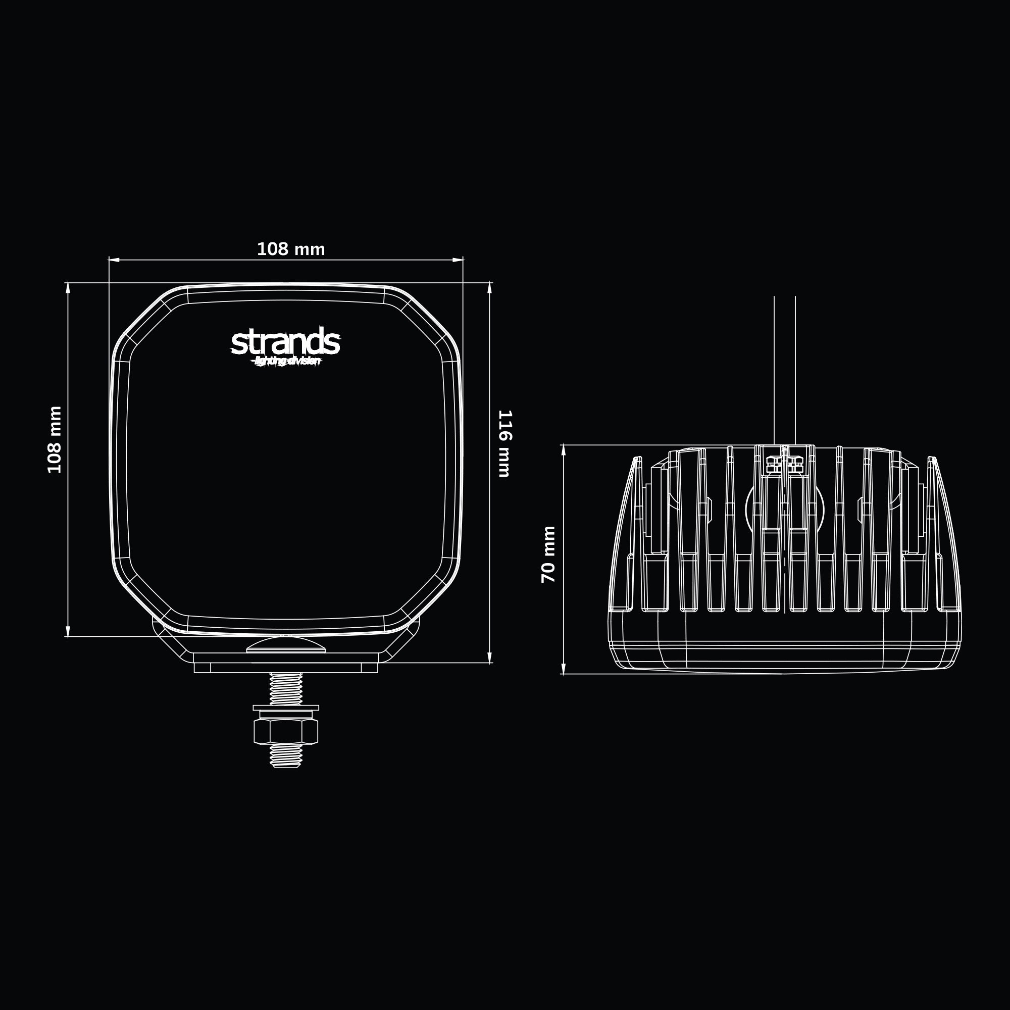 Strands FOR9T No-Glare Work Light / 78W