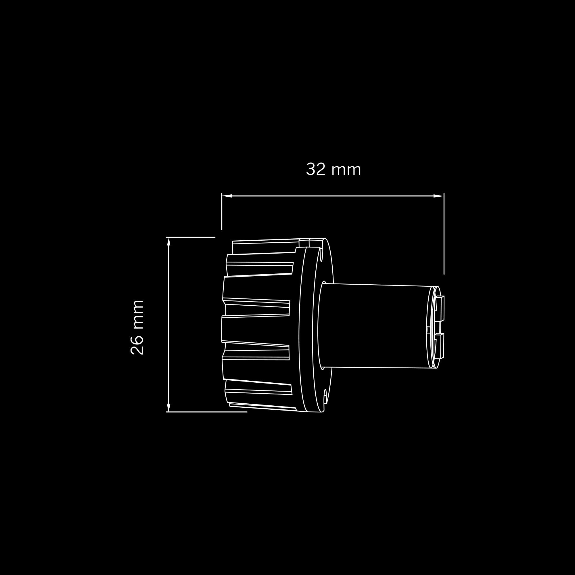 Strands Strobe Light Insert for Spot Lights & Driving Lamps