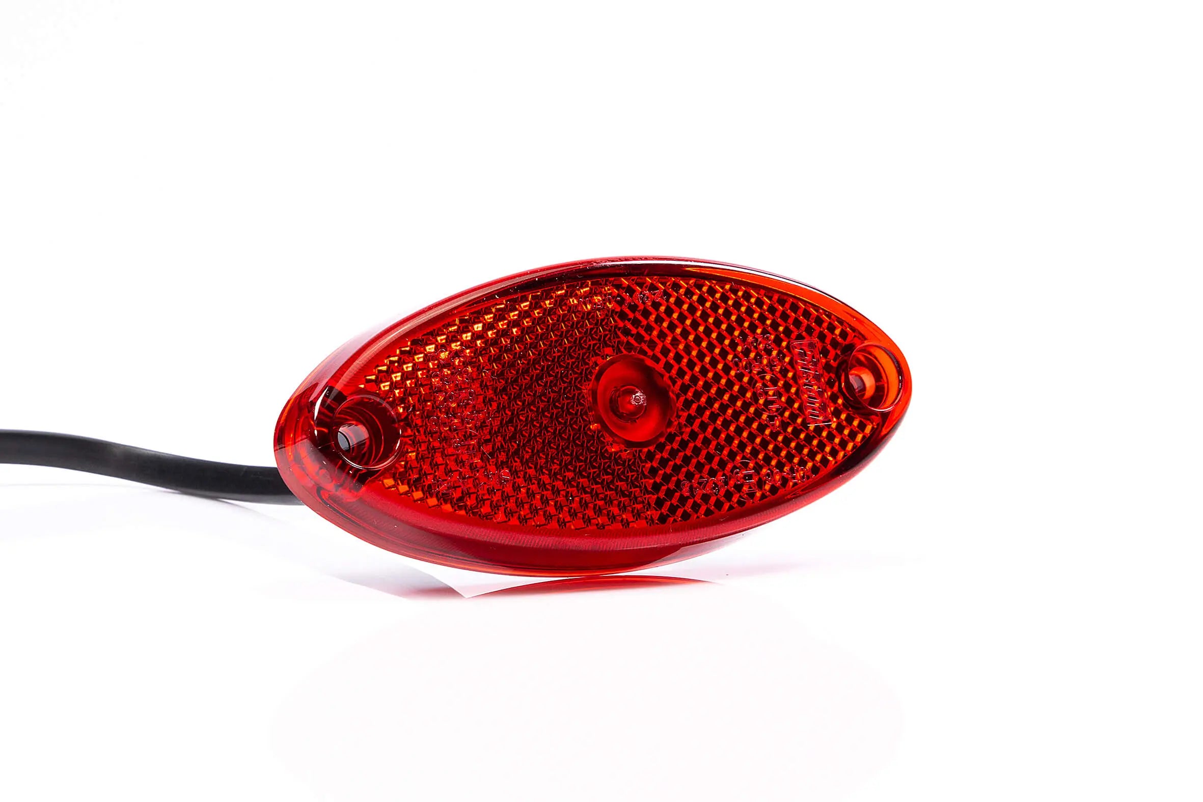 Fristom Oval Trailer Style LED Marker Light with Reflector - 