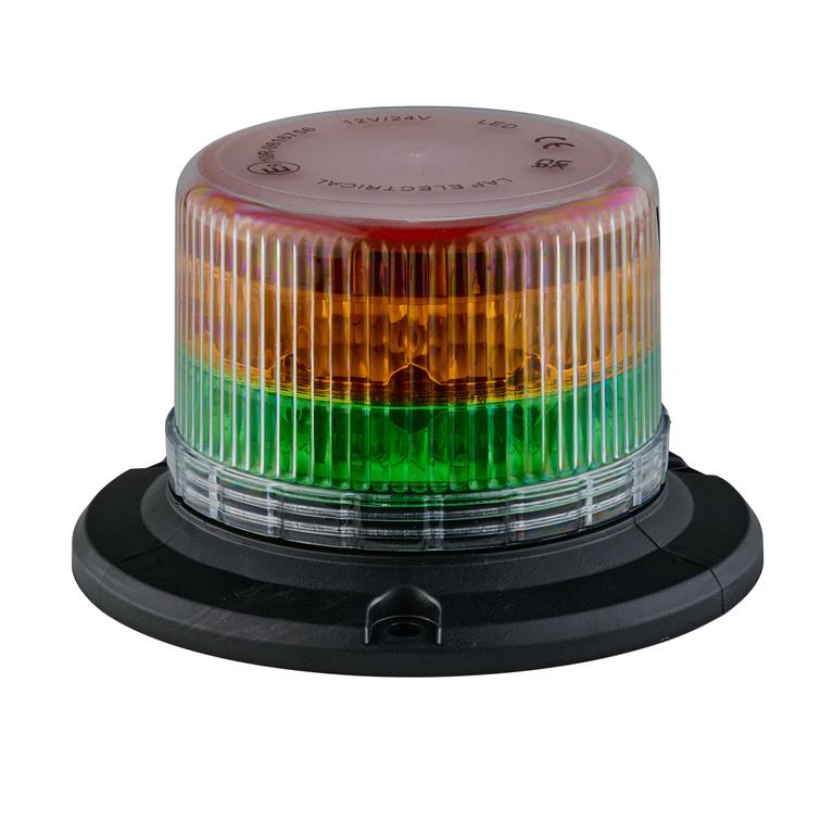 LAP LXB050 Amber & Green LED Beacon / 3 Point Mount