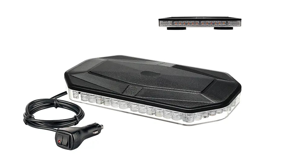 Mini LED Magnetic Light Bar with 3m Cable & Cigarette Plug - 