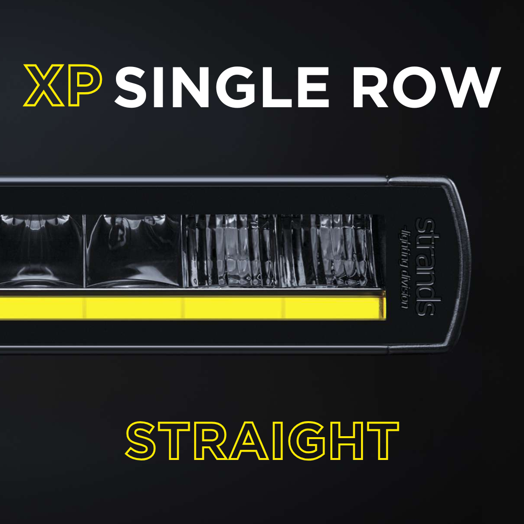 Strands Siberia Single Row Straight Light Bars / XP Range / Choose Length