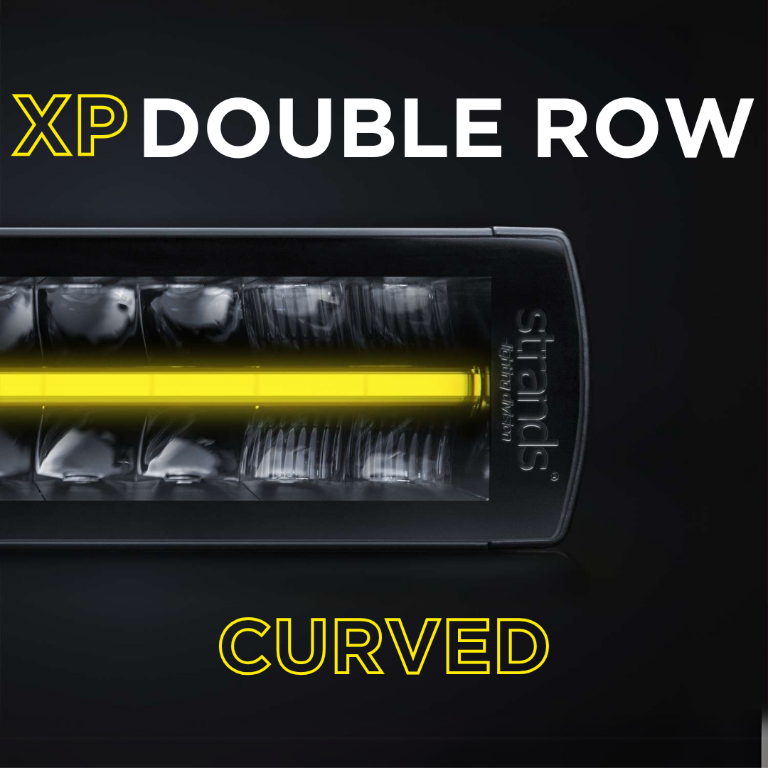 Strands Siberia Double Row Curved Light Bars / XP Range / Choose Length