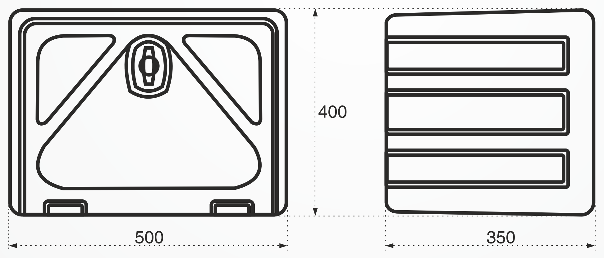 Stabilo Tool Box for Commercial Vehicles / 500 x 400 x 350mm - spo-cs-disabled - spo-default - spo-disabled - spo-notif