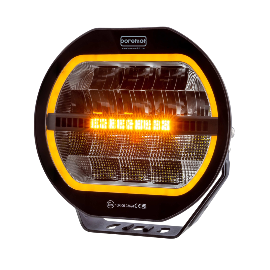 Boreman Halo LED Driving Lamp with Strobe Light