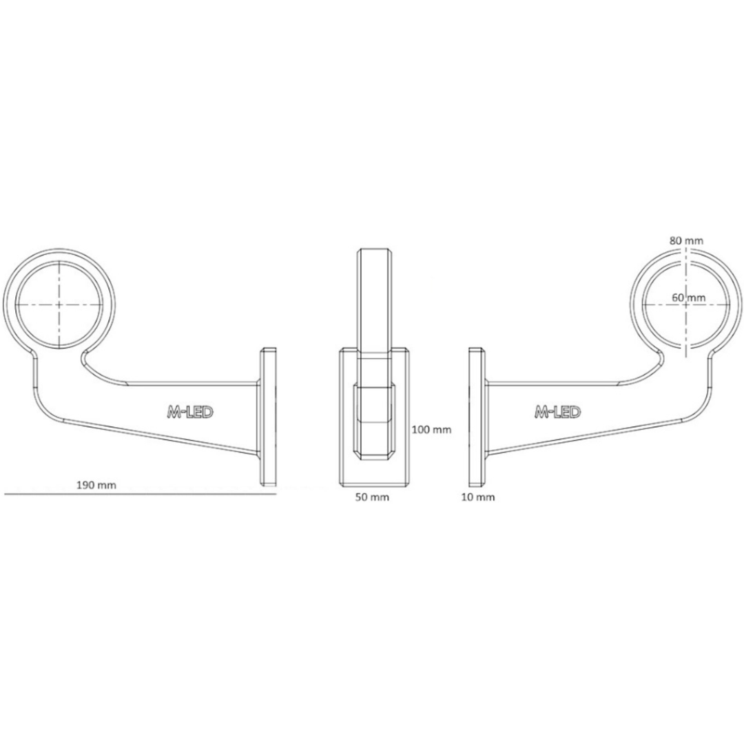 danish marker lights stalk lamp for trucks