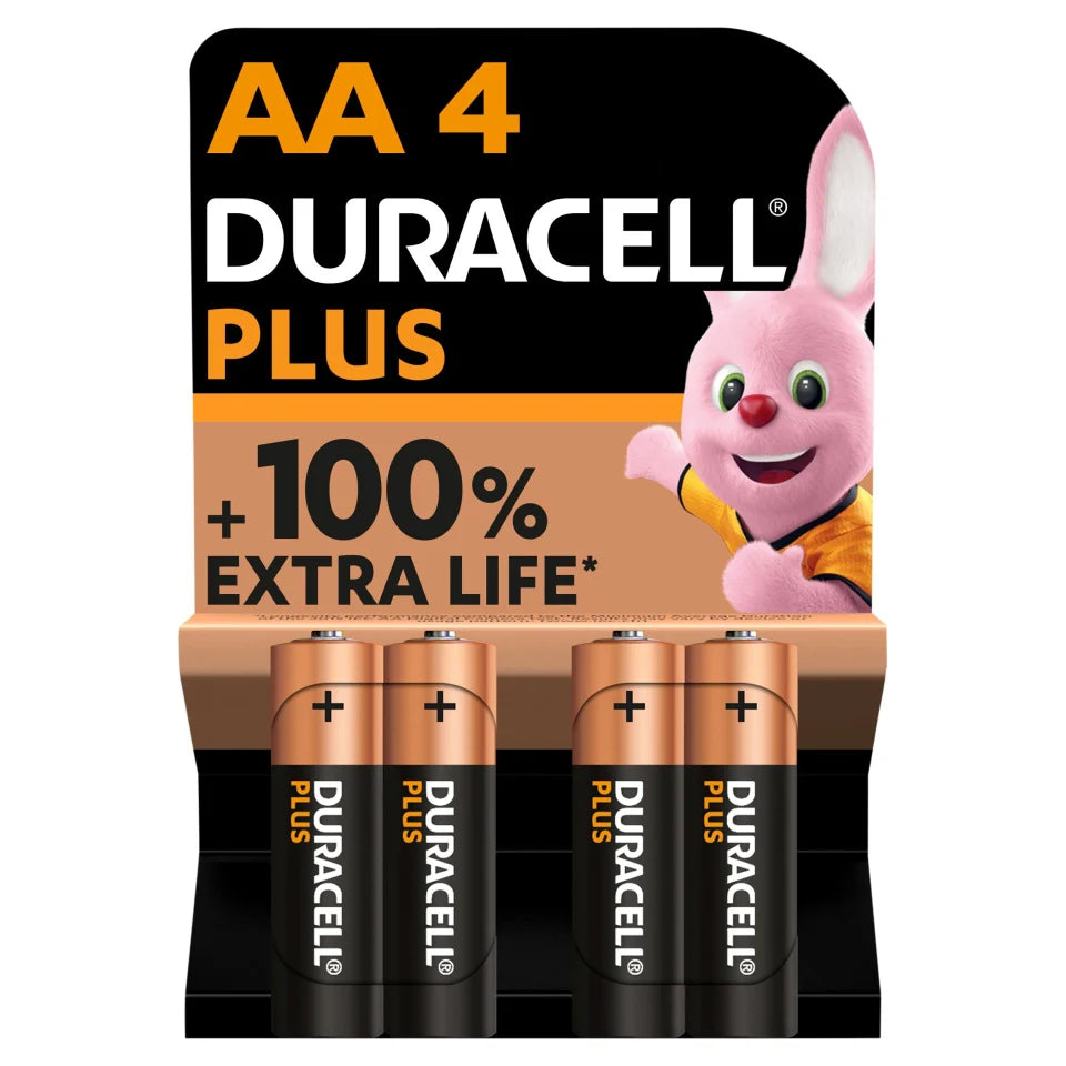 Duracell AA  Batteries - Pack of 4