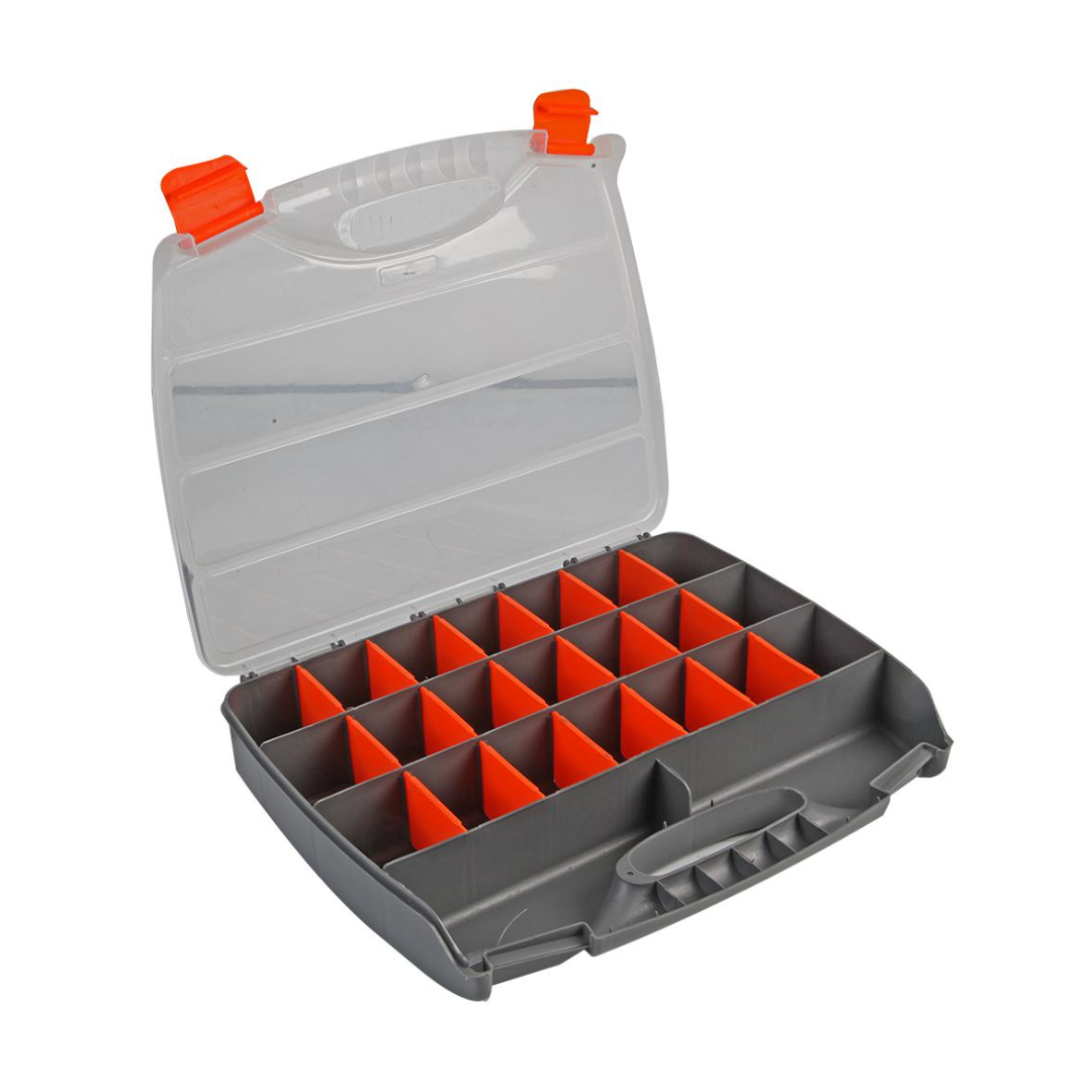 Adjustable Compartment Organiser Storage Box - 60mm x 380mm x 310mm MEDIUM - 