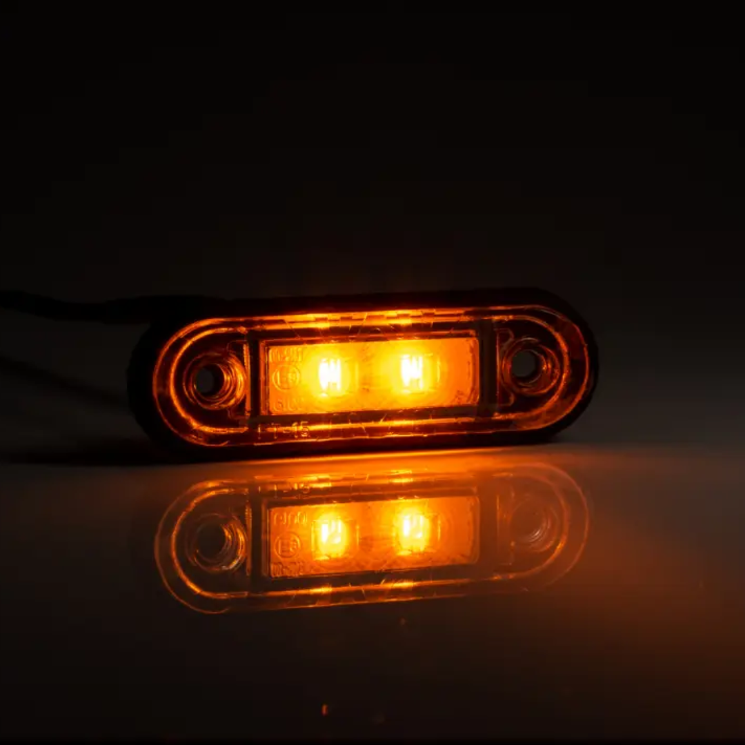 LED Flush Fit Marker Light with Long Cable 2.5m - Bin:A1 - Front & Rear Marker Lights - Side Marker Lights - spo-cs-dis