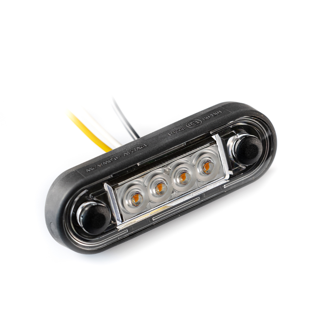 Fristom FT-073 BZ LED Marker Light - Dual Colour Amber/White - 