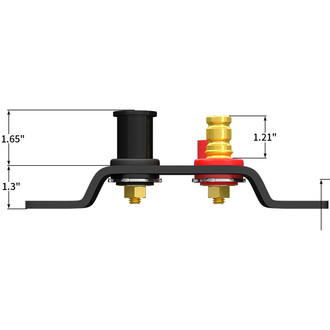 Remote Battery Post & Bracket - 