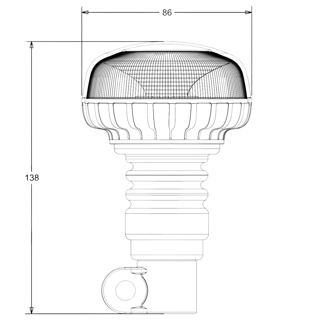 Small Low Profile Mini Beacon