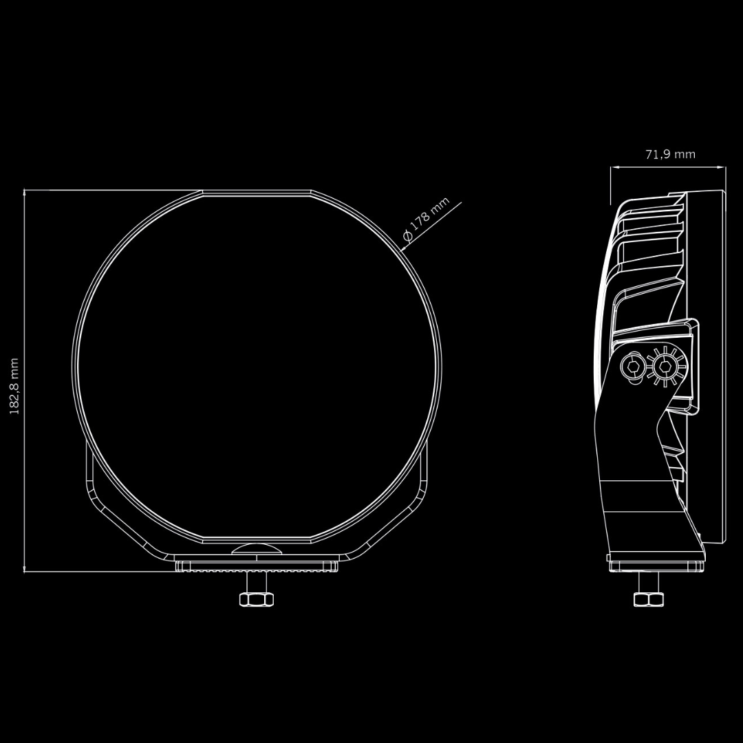 Strands Skylord LED Driving Light / 7"