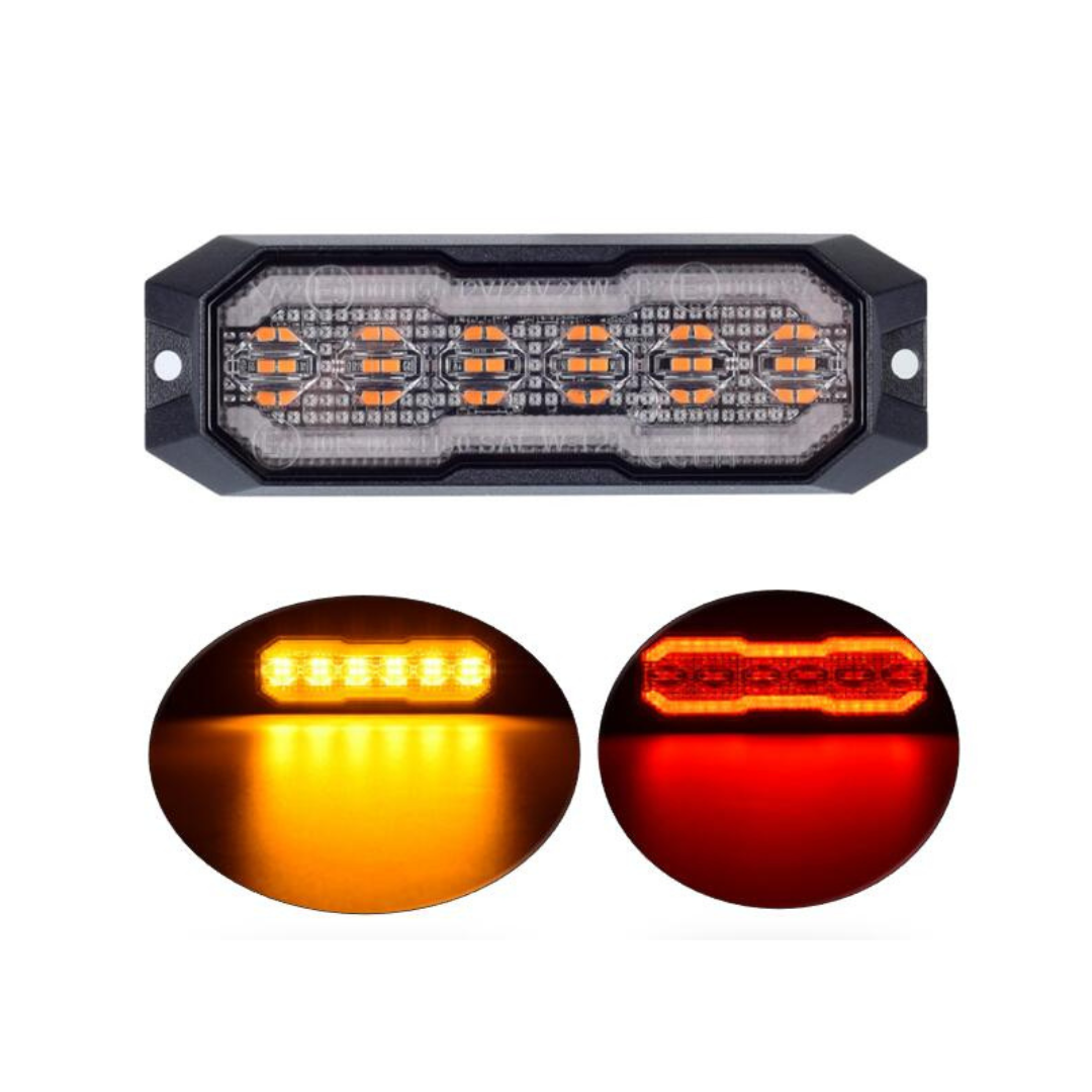 Smoked Lens LED Marker Light with Strobe Function